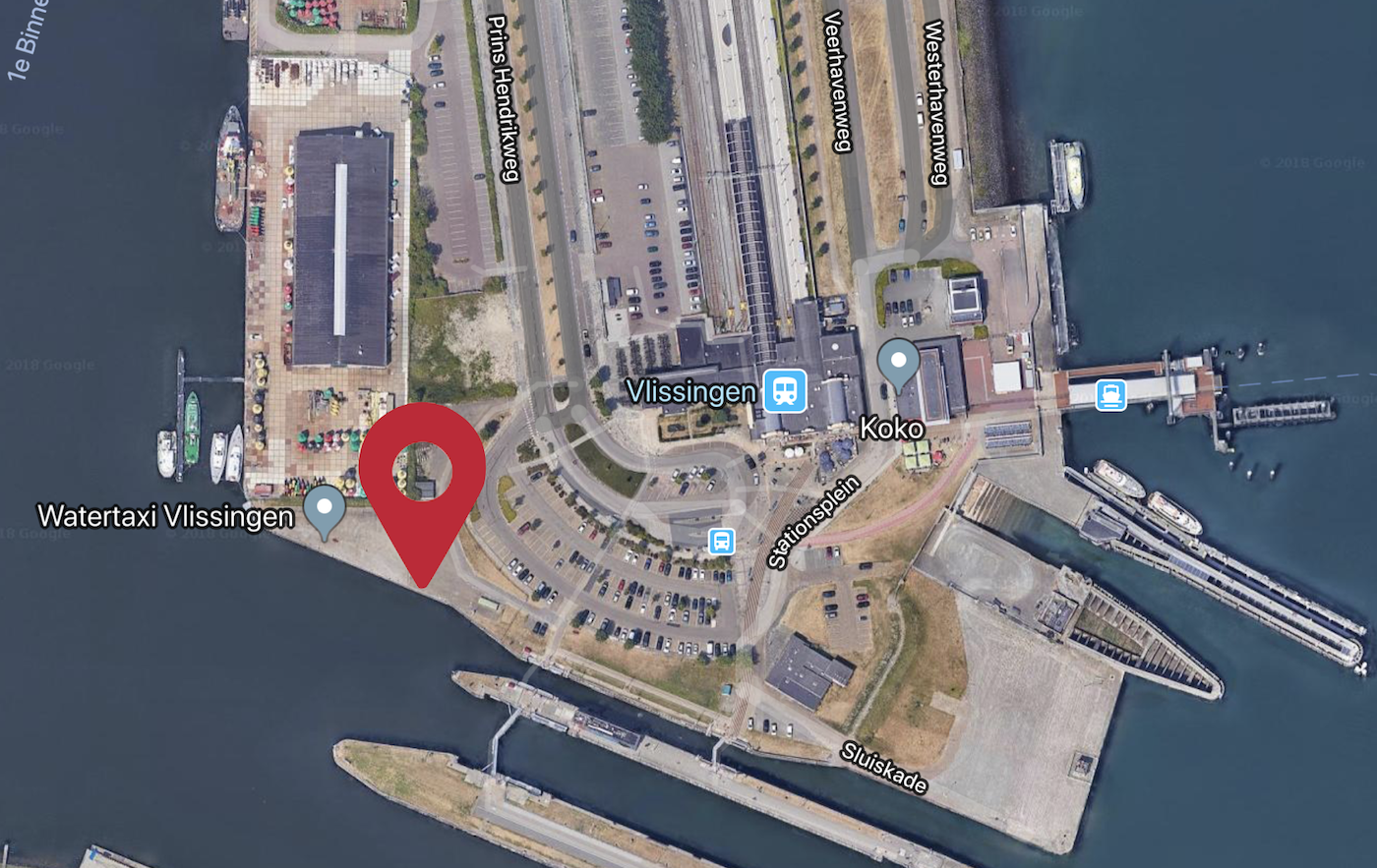 dagje zeevissen locatie Locatie van het dagje zeevissen op de Noordzee